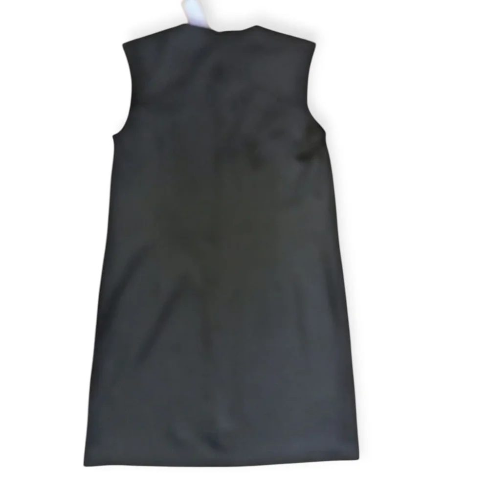 Ann Taylor Black Sleeveless Shift Dress Medium - Picture 3 of 11